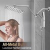 All Metal 10 Inch Rain Shower Head with Handheld Built-in