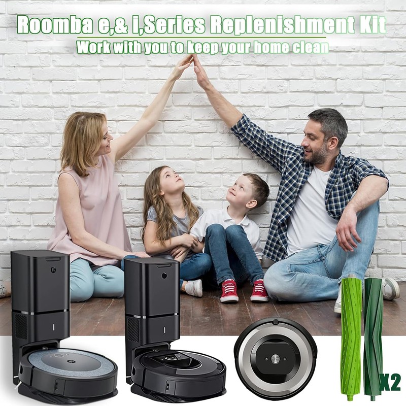 Set of 2 Roller Brushes for iRobot Roomba i7 i7+