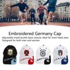 4Pcs World Cup Hat Embroidered Italy Argentina Germany Portugal Hat