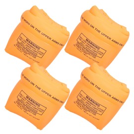 Kisangel Beginner's Swimming Aid 4pcs Arm Floaties Inflatable Swim Armbands Floating Ring for Pool Beach and Leisure