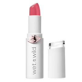 Wet n Wild Mega Last Color de Labios Alto Brillo Anillo Rosado | Lipstick Cremoso Hidratante con Acabado Brillante | Labial Rosado de Larga Duración y Textura Suave | Vegano y Sin Crueldad