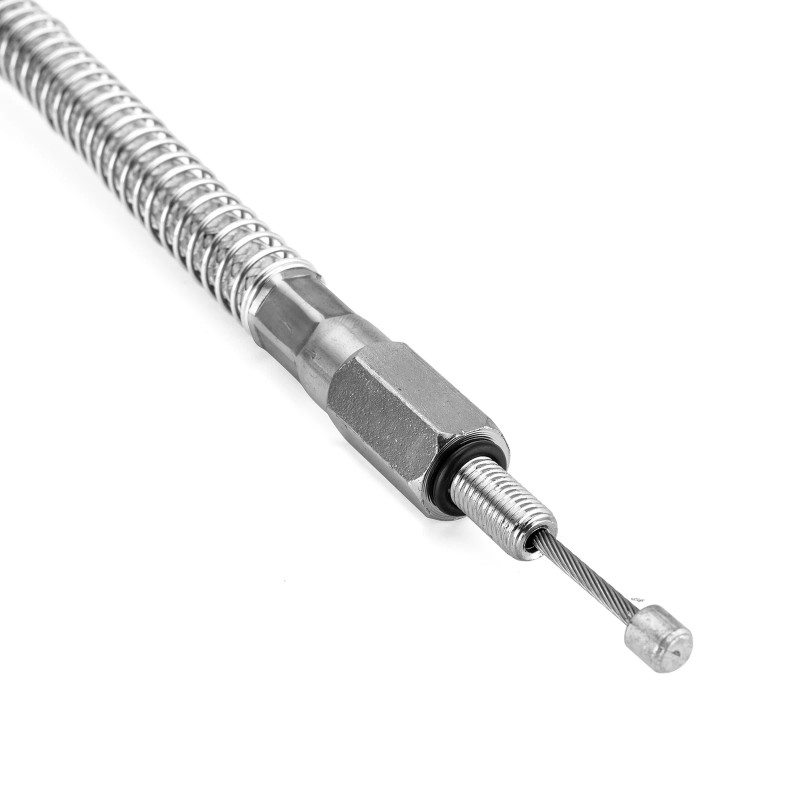 MOFUN 72 11/16" Stainless Steel Braided Clutch Cable For Harley