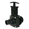 Valterra 7134 ABS Gate Valve, Black, 1-1/2" Stepdown Pool Hose
