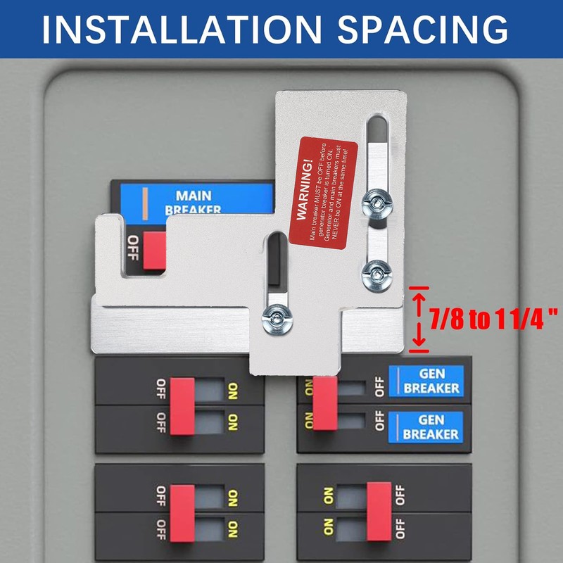 SIE‑P2 Generator Interlock Kit 7/8 to 1 1/4 Inch Spacing
