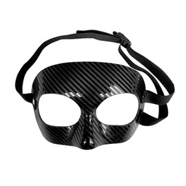 [TTETNLY] Nose Guard Sports Face Guard Nose and Face Protection Adjustable Basketball Face Shield Mask Birthday Prom Mask for Men Women (Top Half Big Eye)