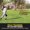 PLAYAPUT Baseball Rebounder & Pitchback Net, 5 Angle Adjustable