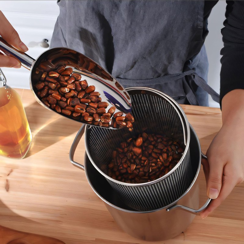 Asparagus Pot, Stainless Steel Asparagus Steamer Pot & Spaghetti Pasta