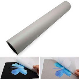 H-E Holographic DTF Film 11.8in x 32.8ft Chameleon Holographic DTF Transfer Film Roll, Cold Peel Holographic Chameleon DTF Film for All Fabric T-Shirt Textile DIY