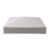 True 6x6 (155mm x 155mm) Plastic Pyramid Vinyl Fence Post