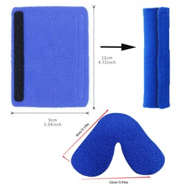 DeaHea CPAP Headgear Strap Covers with Nose Pads Nasal Cushion Universal CPAP Mask Straps Cover for CPAP Mask Full Face Headgear Half Facepiece Reusable Respirator Half Face Gas Cover