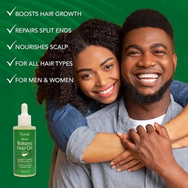 Dersie Hair Growth Oil with Batana & Rosemary – 10-in-1 Organic Vegan Treatment for Hair Loss, Damage & Thinning – All Hair Types – 2 fl oz - Specification: 1 Pack