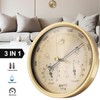 3 in 1 Barometer Weather Station Barometer Thermometer Hygrometer, Pressure