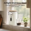 Veken Coffee Canister, 39OZ Large, Airtight Stainless Steel Food Storage