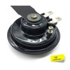 VRWEARE Universal Motorcycle Electric Horns Waterproof Round Loud Speaker 12V