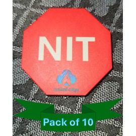 Nit Button Set for Texas Hold'em and Omaha Poker (Pack of 10) - Enhance Your Play with Professional Chips for The Stand-Up Game As Featured on The Lodge and Hustler Live Streams