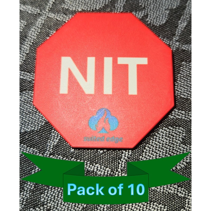 Nit Button Set for Texas Hold'em and Omaha Poker (Pack