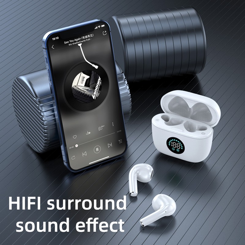 Wireless Earbuds For Music Wireless BT 5.3 Earbuds With Led