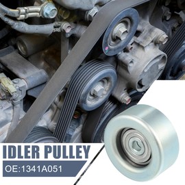 X AUTOHAUX Car Accessory Drive Belt Idler Pulley Serpentine Belt Idler Grooved Pulley for Mitsubishi Outlander Sport 2.0L 2012-2023