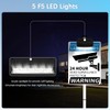 WEILAILIFE Solar Powered Deck Lights for Sign, Outdoor Solar LED