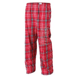 boxercraft Men's University of Georgia Bulldogs Harley Flannel Pants, Red/White Plaid, M