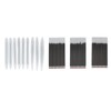 9Pcs Pen Resin Molds Silicone Smoothing Durable Easy Removal Ballpoint