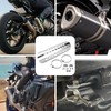 Motorcycle Exhaust Heat Shield - Motorcycle Pipe Insulation Protector,For Urban