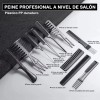 Lecute 10 Peines Peluqueria Estetica Profesional Peinado Barber Set