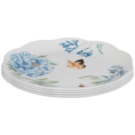 Lenox 833416 Butterfly Meadow Blue 4-Piece Dessert Plate Set