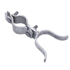 KINNAN 1-3/8" x 1-3/8" Chain Link Fence Gate Latch, Chain Link Parts with Padlock Hole, Galvanized Fence Latch Lock for Fence Gate Frames,Mount to Gate Post