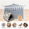 2Pcs Guinea Pig Corner Hideout, Bunny Hideaway, Hedgehog House, Rabbit