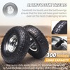 (4 Pack) AR-PRO 10" Heavy-Duty Replacement Tire and Wheel -