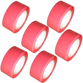 Tape Brothers Carton Sealing Tape 2" x 110 yds or 55 yds 2 mils, Several Colors (6-Pink-110yds)