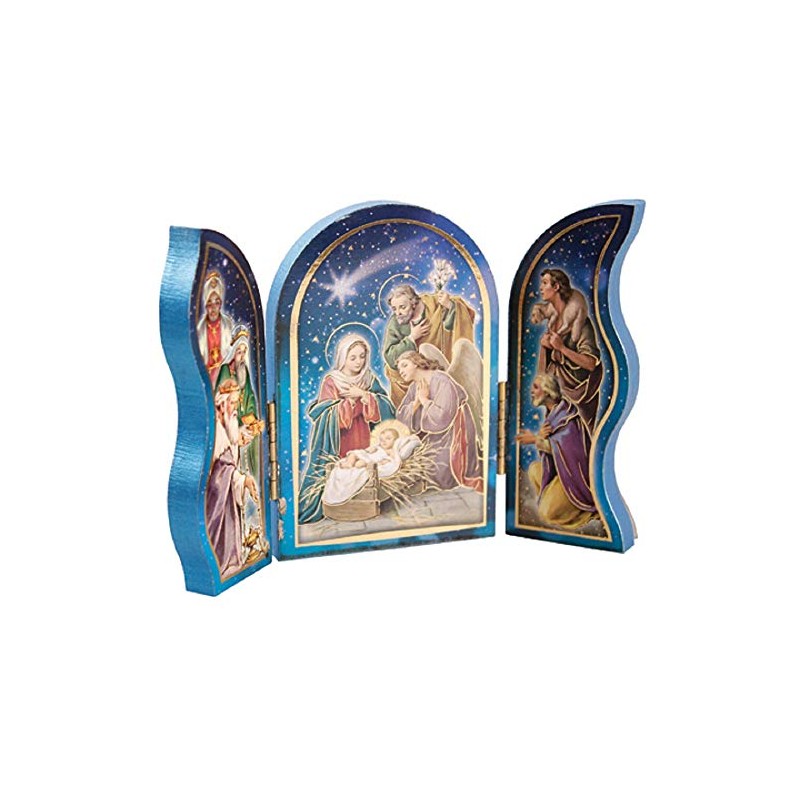 The Healing Corner Christmas Nativity Triptych Holy Family Jesus in