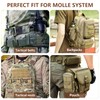 2 Pcs Tactical Gear Clip T-Mount Molle Clip Molle Bag