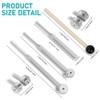 Ahvqevn 4 Pack Tuning Fork Set (128Hz, 256Hz, 512Hz) with
