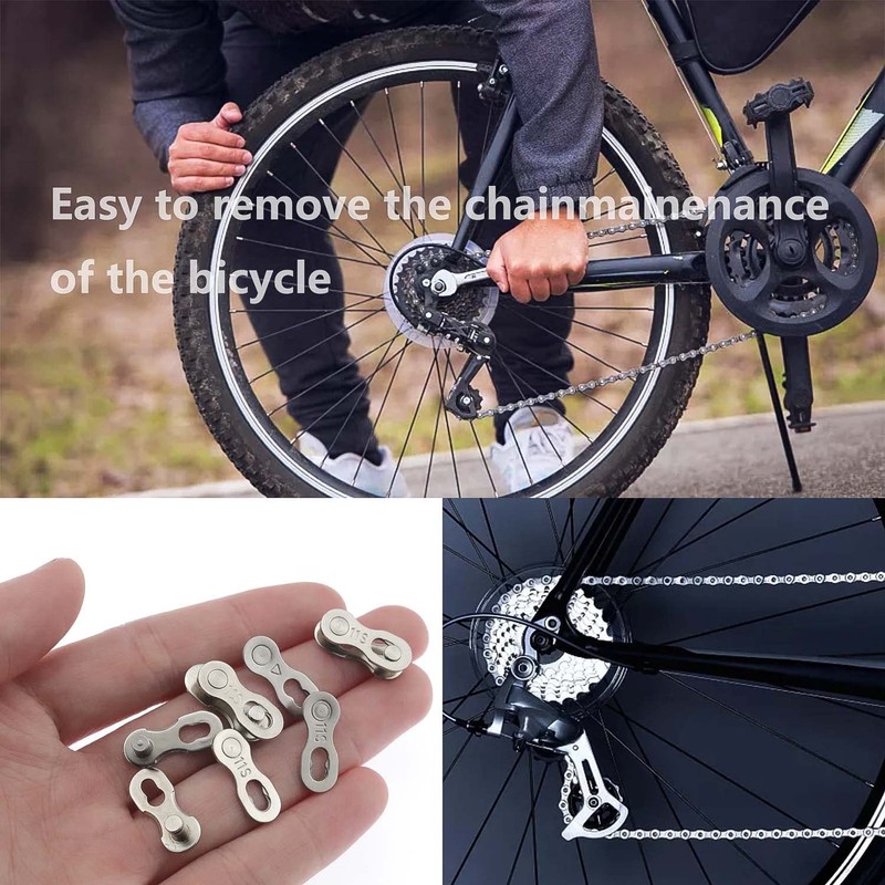 FYSL Chain Lock Bicycle Chain 10 Pairs Chain Lock Links