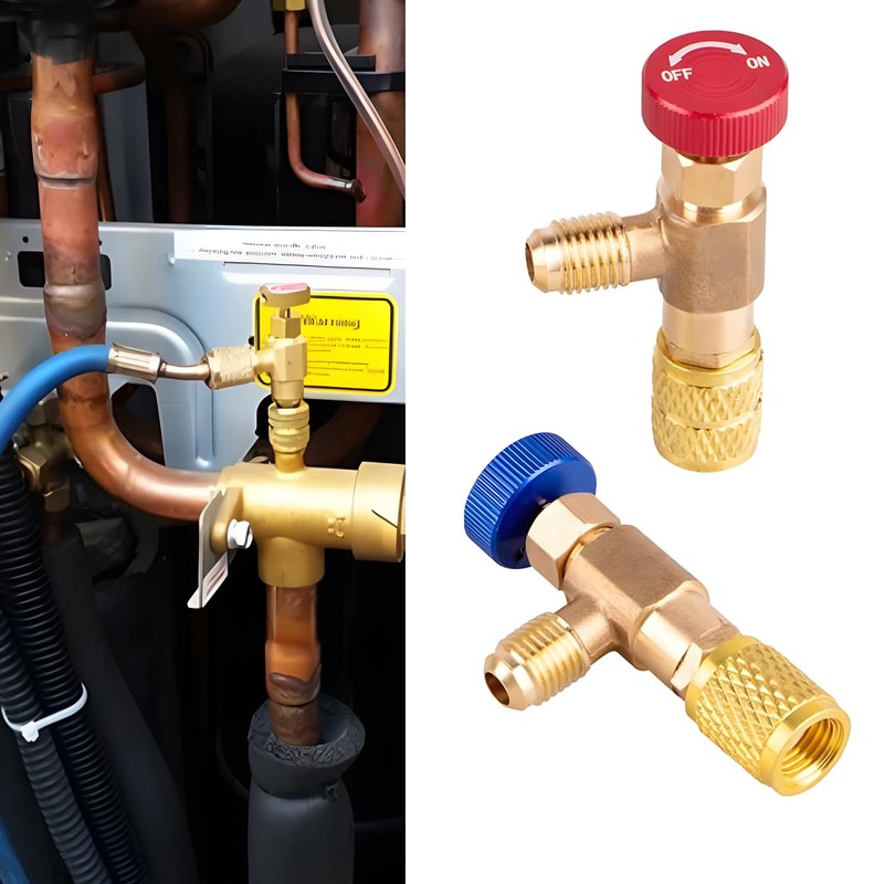 SIGANDG Safety Adaptor Flow Control Valve, Brass Flow Control Valve