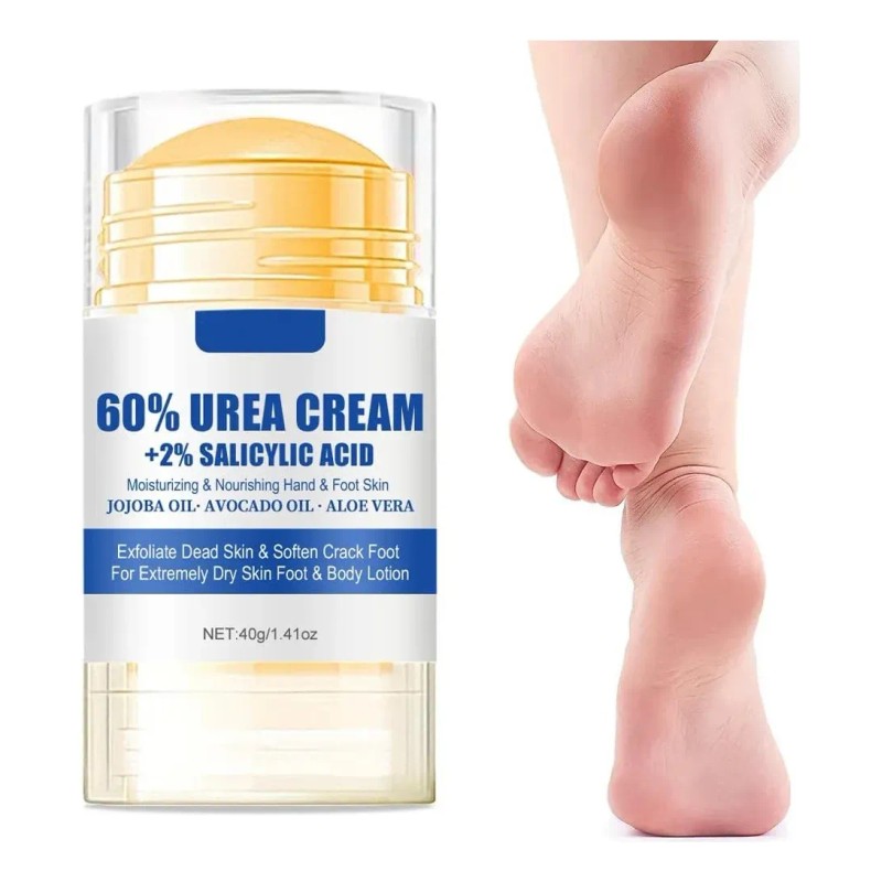 Crema Para Pies Con 60% Urea Y 2% Ácido Salicílico