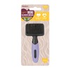 Rosewood OPTIONS SA MINI GENTLE SLICKER,Purple/Black,2.01 x 5.59 x 11.99