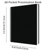 60 Pockets Spiral Binding Display Book RUIFUNETEK Presentation Book with
