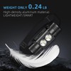 Trliradyn Rechargeable IPX5 Waterproof 1200LM Lightweight Headlamp, 180-Degree Adjustable Angle