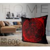 VOID Red Circle Pillow Case Cushion Cover Polyester Waterproof Outdoor