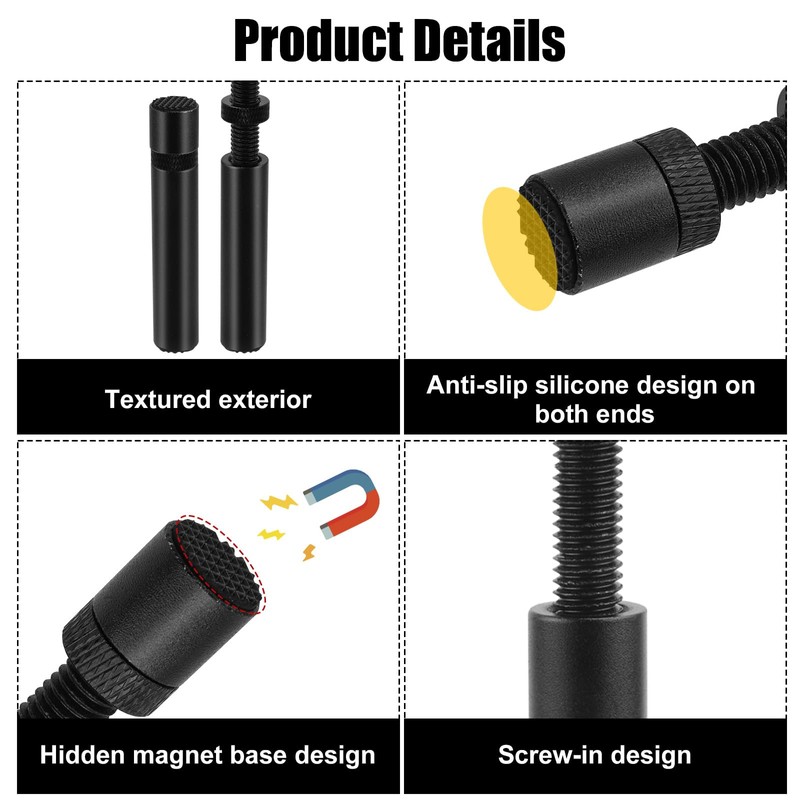 2pcs GPU Brace Support Brackets, Anti-Slip Adjustable Height GPU Stand