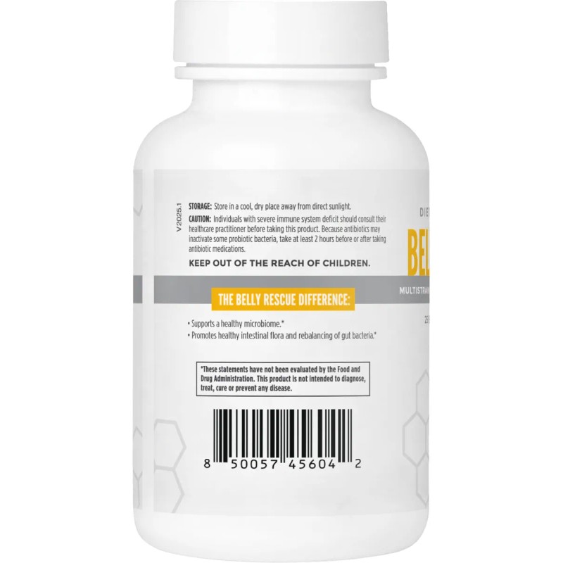 Belly Rescue Probioticos Prebióticos Caps