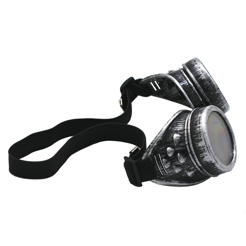 WEICHUAN Vintage Steampunk Goggles Mad Scientist Goggles Cosplay Steam Punk