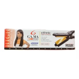 GA.MA Italy Alaciadora Para Cabello Ethnic Bi-volt Negra/dorada Ga-ma