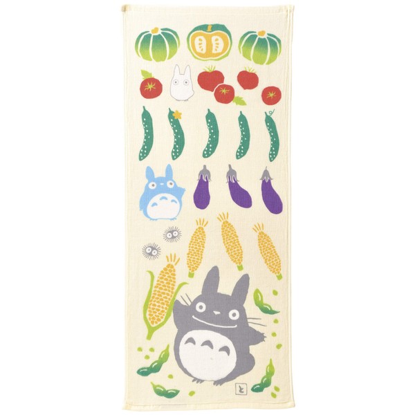 Marushin 1005037500 Ghibli Face Towel, My Neighbor Totoro, 13.4 x
