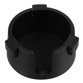 PartyKindom Anti-Spill Desk Cup Holder - Unspillable Drink with Adjustable Inner Diameter - Secure Desktop Cup Holder for Gaming Office Sofa Boat RV (Black)
