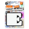 IF Forget Me Sticky Notes - Letter E