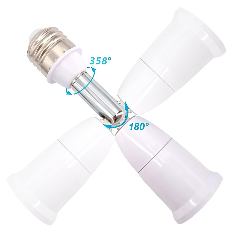 12W LED Spotlight Bulb Daylight White 6000K, Extra Long Adjustable